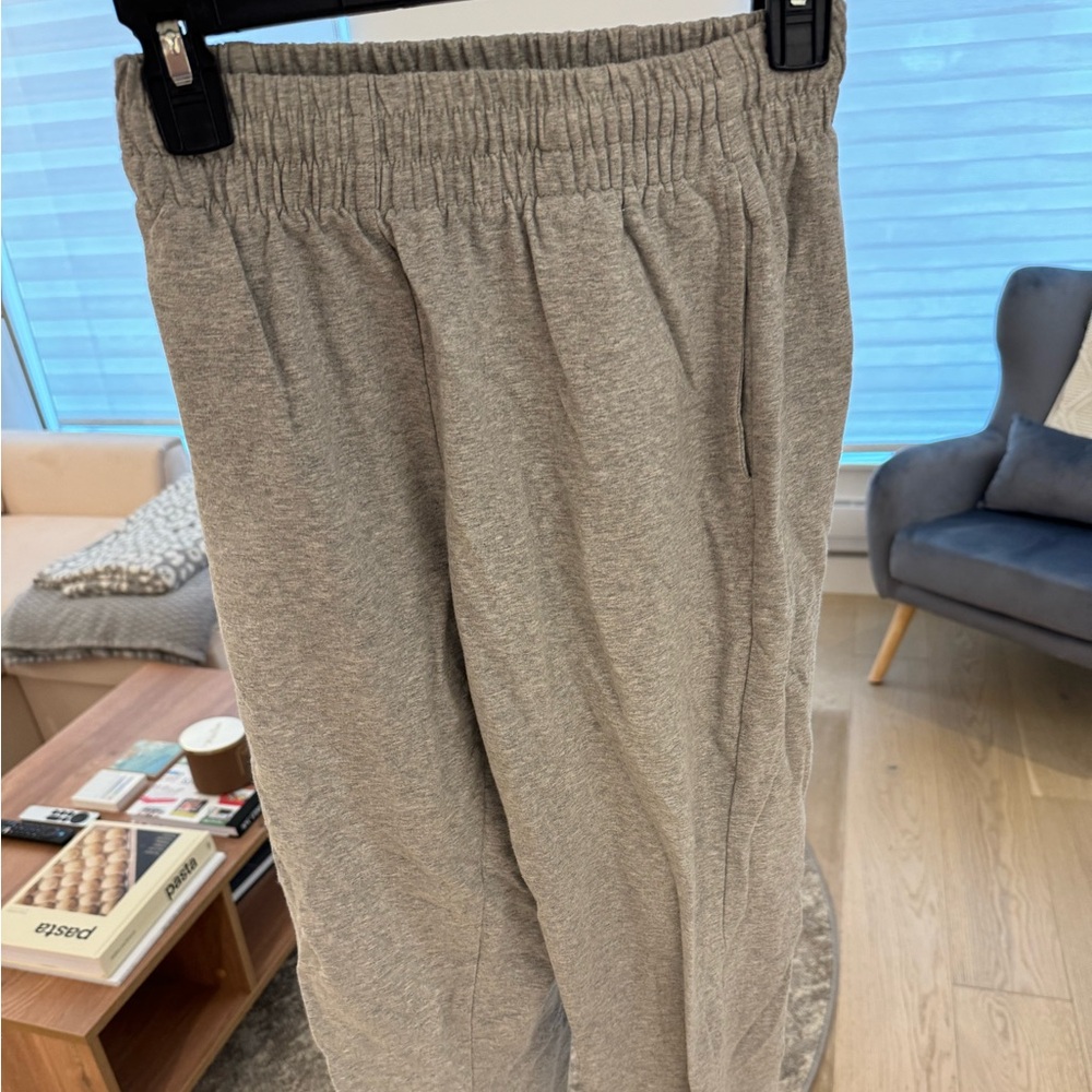 Gray comfortable sweatpants